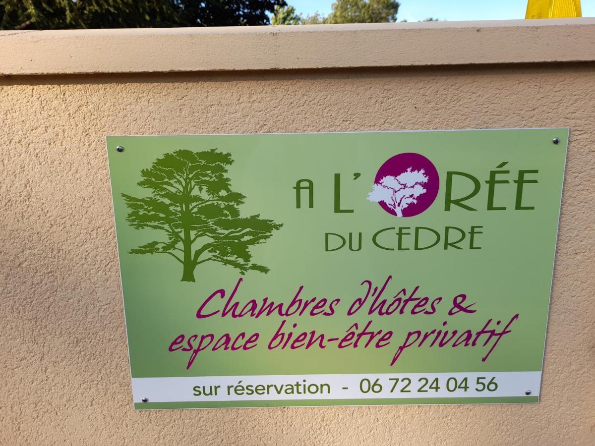A L'Oree Du Cedre Hotel Pouzauges Exterior photo